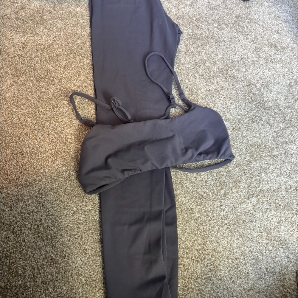 Women's Gray Activewear Set